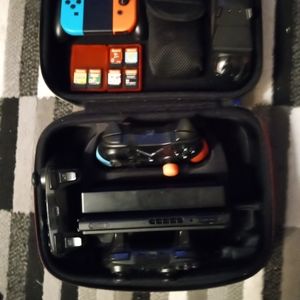 Nintendo Switch 7"- OLED - Neon Red and Blue Joy-Con edition